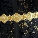 Ceinture metal doré