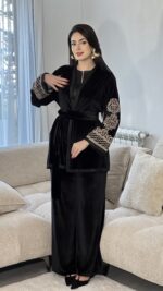 ⁦Ensemble manche broderie⁩ - الصورة ⁦2⁩