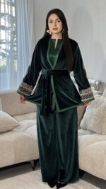 Ensemble manche broderie