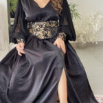 Robe ceinture pailleté